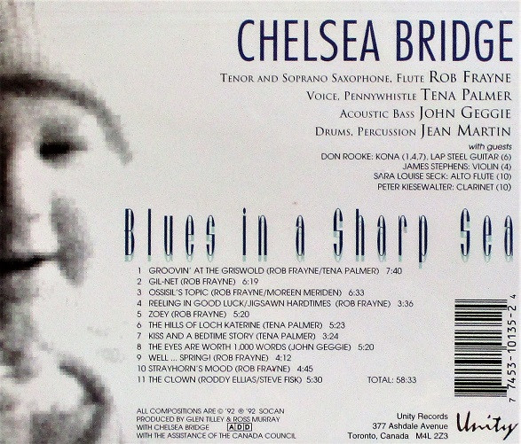 Chelsea Bridge - Blues In A Sharp Sea (CD, Album) (Near Mint (NM or M-)) - Image 2