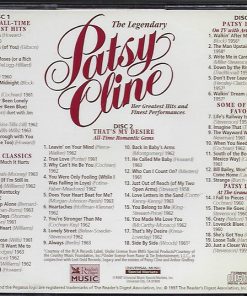 Alternative view of Patsy Cline - The Legendary Patsy Cline: Her Greatest Hits And Finest Performances (3xCD, Comp, RM) (Near Mint (NM or M-))