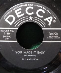 Alternative view of Bill Anderson (2) - Still (7", Single) (Good Plus (G+))