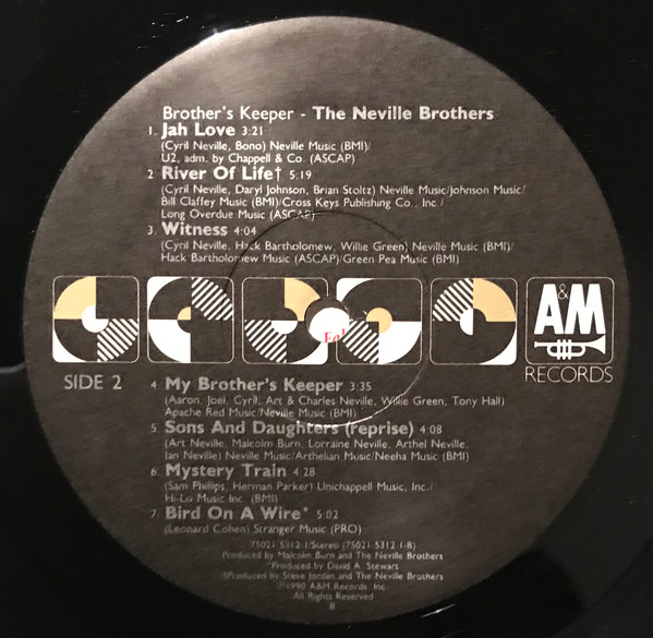 The Neville Brothers - Brother's Keeper (LP, Album) (Mint (M)) - Image 5