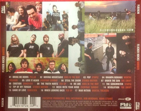 Various - Flicker Rocks Harder. (CD, Comp, Enh, Smplr, Car) (Mint (M)) - Image 4
