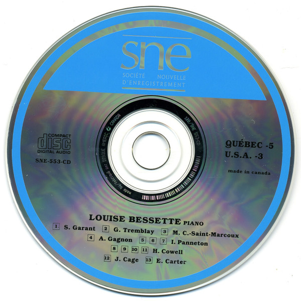 Louise Bessette - Québec -5 — U.S.A. -3 (CD, Album) (Near Mint (NM or M-)) - Image 3