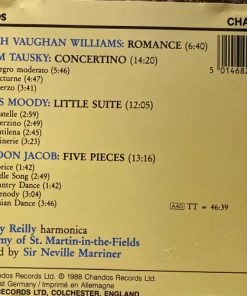 Alternative view of Tommy Reilly, The Academy Of St. Martin-in-the-Fields, Sir Neville Marriner, Vilem Tausky, James Moody, Gordon Jacob, Ralph Vaughan Williams - Works For Harmonica & Orchestra (CD, RE) (Near Mint (NM or M-))
