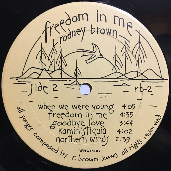 Rodney Brown (5) - Freedom In Me (LP, Album) (Mint (M)) - Image 4