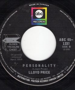 Alternative view of Lloyd Price With Don Costa Orchestra - Personality / Stagger Lee (7", Single, RE) (Very Good Plus (VG+))
