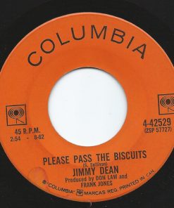 Alternative view of Jimmy Dean - Little Black Book / Please Pass The Biscuits (7") (Very Good Plus (VG+))