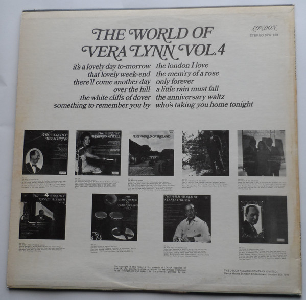 Vera Lynn - The World Of Vera Lynn Vol.4 (LP, Comp) (Mint (M)) - Image 2