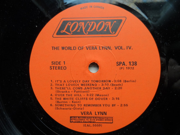 Vera Lynn - The World Of Vera Lynn Vol.4 (LP, Comp) (Mint (M)) - Image 3