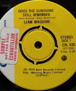 Liam Maguire - Does The Sunshine Still Remember (7", Single) (Very Good (VG))