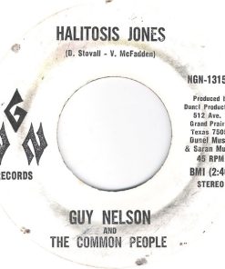 Guy Nelson And The Common People (4) - Halitosis Jones (7") (Very Good Plus (VG+))