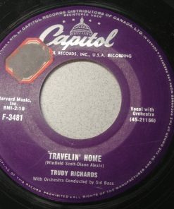 Trudy Richards - Temptation / Travelin' Home (7", Single) (Very Good Plus (VG+))