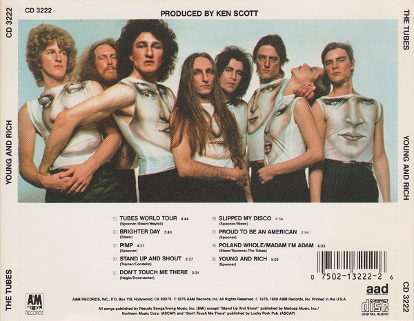 The Tubes - Young And Rich (CD, Album, RE) (Near Mint (NM or M-)) - Image 2