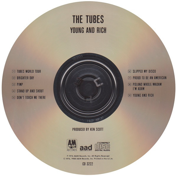 The Tubes - Young And Rich (CD, Album, RE) (Near Mint (NM or M-)) - Image 3