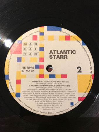 Atlantic Starr - Armed And Dangerous (12") (Mint (M))