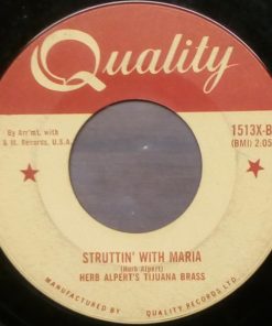 Alternative view of Herb Alpert & The Tijuana Brass - Marching Thru Madrid / Struttin' With Maria (7", Single) (Very Good Plus (VG+))