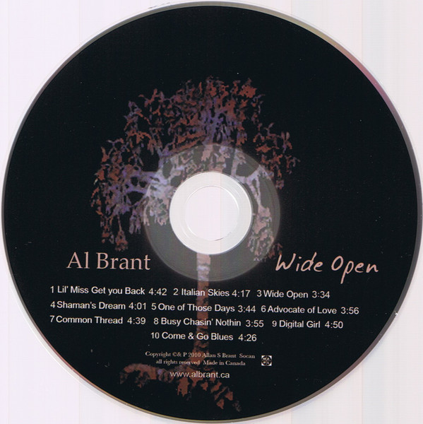 Al Brant - Wide Open (CD, Album) (Near Mint (NM or M-)) - Image 3
