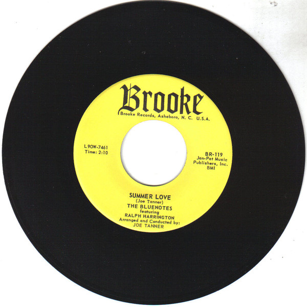 The Bluenotes (3) Featuring Ralph Harrington - Summer Love / It Had To Be You (7", Single) (Very Good Plus (VG+)) - Image 2