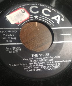 Elmer Bernstein - The Street / Toots Shor's Blues (7", Single, Promo) (Very Good Plus (VG+))