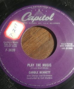 Carole Bennett - Play The Music / Miser's Gold (7", Single) (Very Good Plus (VG+))