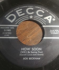 Bob Beckham - How Soon / I'm Wondering (7", Single) (Very Good Plus (VG+))