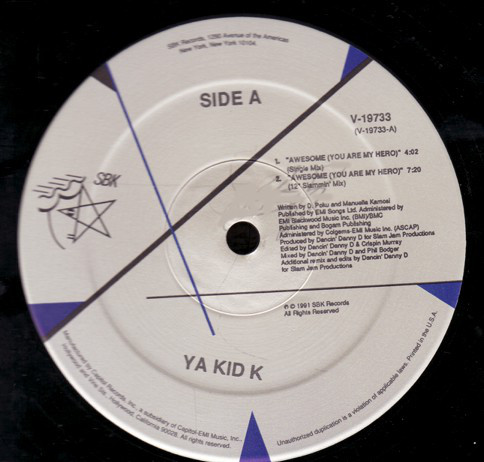 Ya Kid K - Awesome (You Are My Hero) (12") (Mint (M))