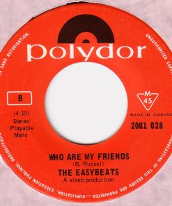 Alternative view of The Easybeats - Rock And Roll Boogie / Who Are My Friends (7", Single, Mono) (Very Good Plus (VG+))