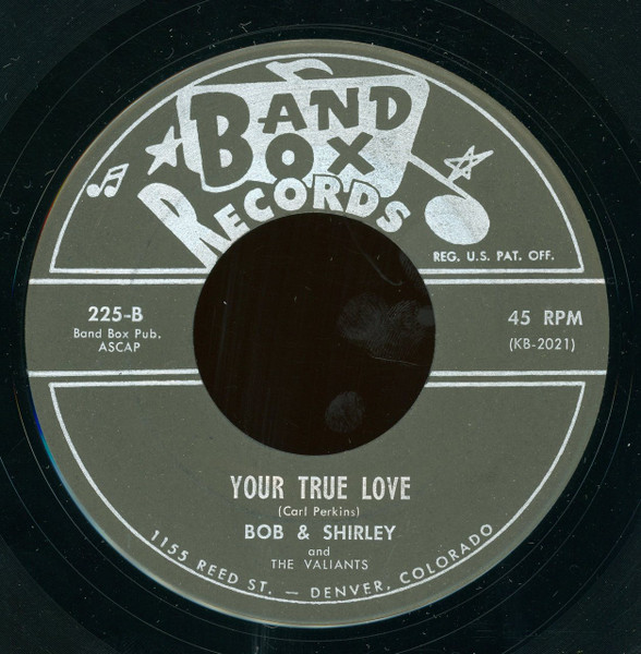 Bob & Shirley And The Original Valiants - Consideration / Your True Love (7") (Very Good Plus (VG+)) - Image 2