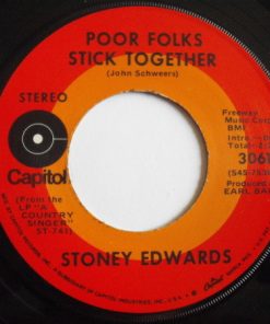 Alternative view of Stoney Edwards - Mama's Love / Poor Folks Stick Together (7") (Very Good (VG))