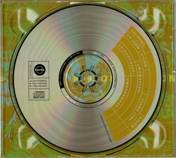 Jonas Hellborg : Shawn Lane : V. Umamahesh : V. Selvaganesh : V. Umashankar - Icon - A Transcontinental Gathering (CD, Album) (Near Mint (NM or M-)) - Image 3