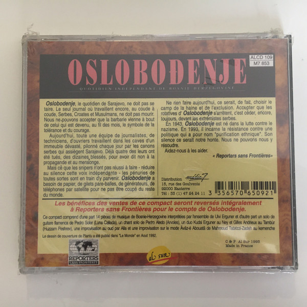 Various - Oslobodenje "Quotidien Independant De Bosnie-Herzégovine" (CD) (Near Mint (NM or M-)) - Image 2
