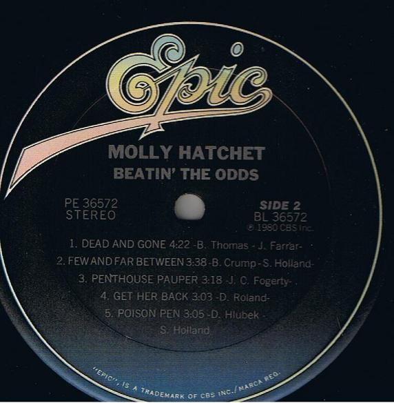 Molly Hatchet - Beatin' The Odds (LP, Album, RE) (Mint (M)) - Image 4