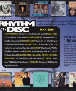 Alternative view of Various - Rhythm On Disc - A World Music Collection May 2001 (CD, Comp, Smplr) (Mint (M))