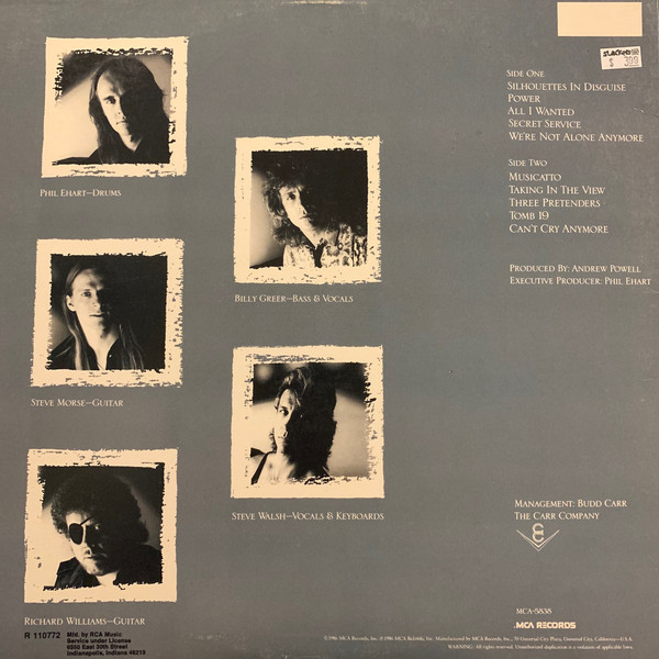 Kansas (2) - Power (LP, Album, Club, Ind) (Mint (M)) - Image 4