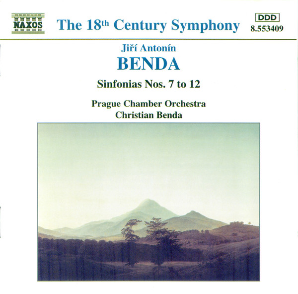 Georg Anton Benda - Prague Chamber Orchestra, Christian Benda - Sinfonias Nos. 7 - 12 (CD, Album) (Near Mint (NM or M-))