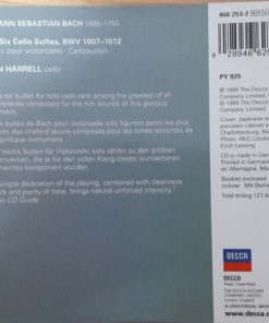Alternative view of Johann Sebastian Bach, Lynn Harrell - 6 Cellosuiten (2xCD, Album) (Near Mint (NM or M-))