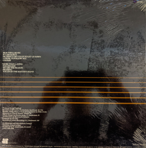 Vinnie Cioffi - More Than A Song (LP, Album) (Mint (M)) - Image 2