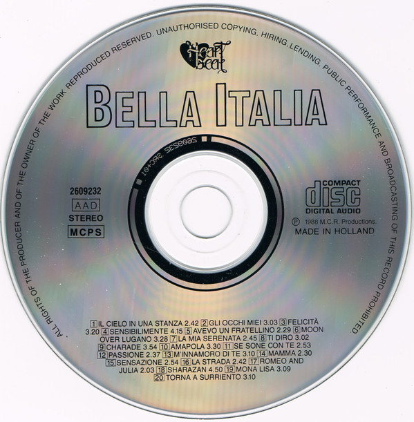 Various - Bella Italia (CD) (Mint (M)) - Image 3