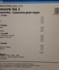 Karl Richter, Georg Friedrich Händel - Orgelkonzerte Op. 4 Nr. 5, 6 - Op. 7 Nr. 5, 6 Vol. 3 (CD, Comp, RE, RM) (Near Mint (NM or M-)) - Image 3