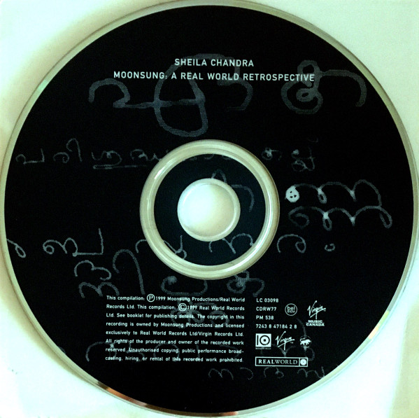 Sheila Chandra - Moonsung: A Real World Retrospective (CD, Comp) (Near Mint (NM or M-)) - Image 3