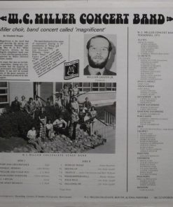 Alternative view of W.C. Miller Concert Band - W.C. Miller Concert Band Altona 1973 (LP, Album) (Mint (M))