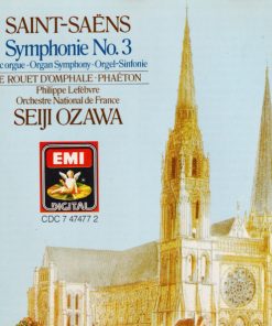Camille Saint-Saëns / Orchestre National De France, Seiji Ozawa - Symphonie No. 3 "Organ Symphony", Le Rouet D'Omphale, Phaeton (CD, Album) (Near Mint (NM or M-))