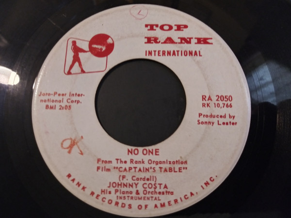John Costa - No One / Don't Want The Moonlight (7", Single, Promo) (Very Good Plus (VG+))