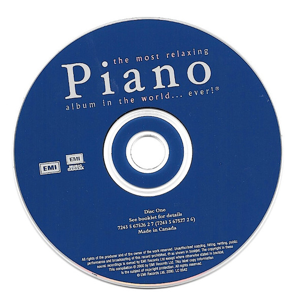 Various - The Most Relaxing Piano Album In The World... Ever! (2xCD, Comp) (Near Mint (NM or M-)) - Image 3