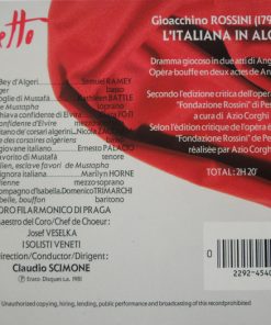 Alternative view of Gioacchino Rossini - Marilyn Horne • Samuel Ramey • Kathleen Battle • Ernesto Palacio • Nicola Zaccaria • I Solisti Veneti • Claudio Scimone - L'Italiana In Algeri (2xCD, Album, RE, RM + Box, Sli) (Near Mint (NM or M-))