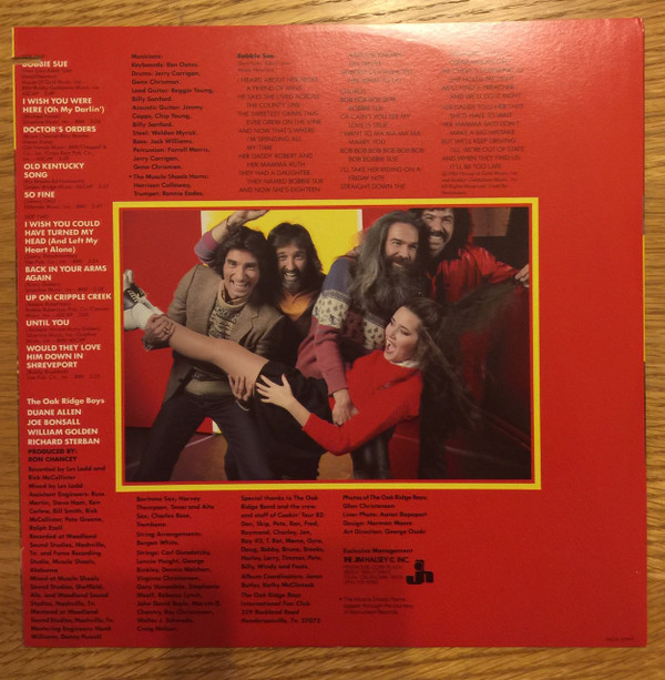 The Oak Ridge Boys - Bobbie Sue (LP, Album) (Mint (M)) - Image 3