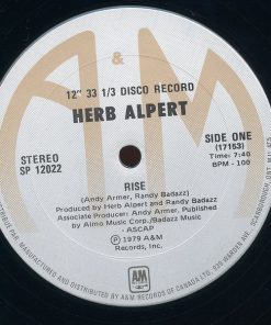 Herb Alpert - Rise / Aranjuez (Mon Amour) (12") (Mint (M))