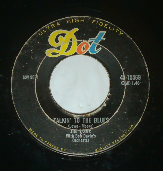 Jim Lowe (2) With Hutch Davie Orchestra - Four Walls (7", Single) (Near Mint (NM or M-)) - Image 2