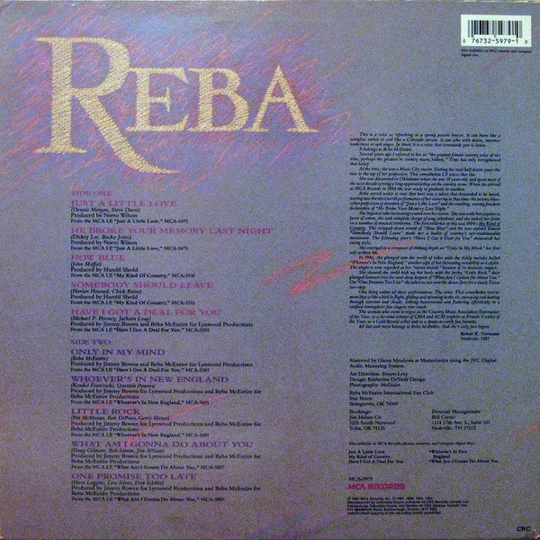 Reba McEntire - Greatest Hits (LP, Comp, Club) (Mint (M)) - Image 2