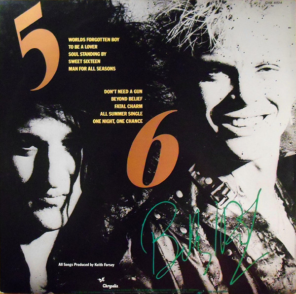 Billy Idol - Whiplash Smile (LP, Album) (Mint (M)) - Image 2