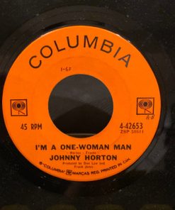 Alternative view of Johnny Horton - All Grown Up / I'm A One-Woman Man (7", Single) (Good Plus (G+))